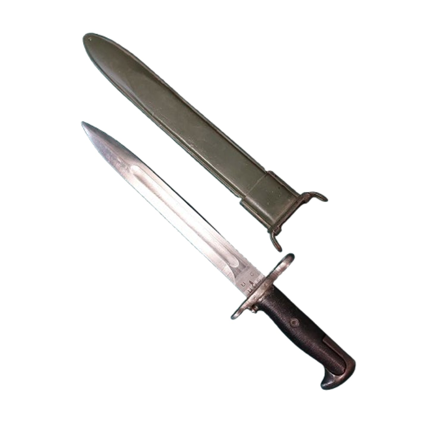 WW2 U.S. M1 Garand Service Rifle Bayonet Utica Cutlery 1943-1945