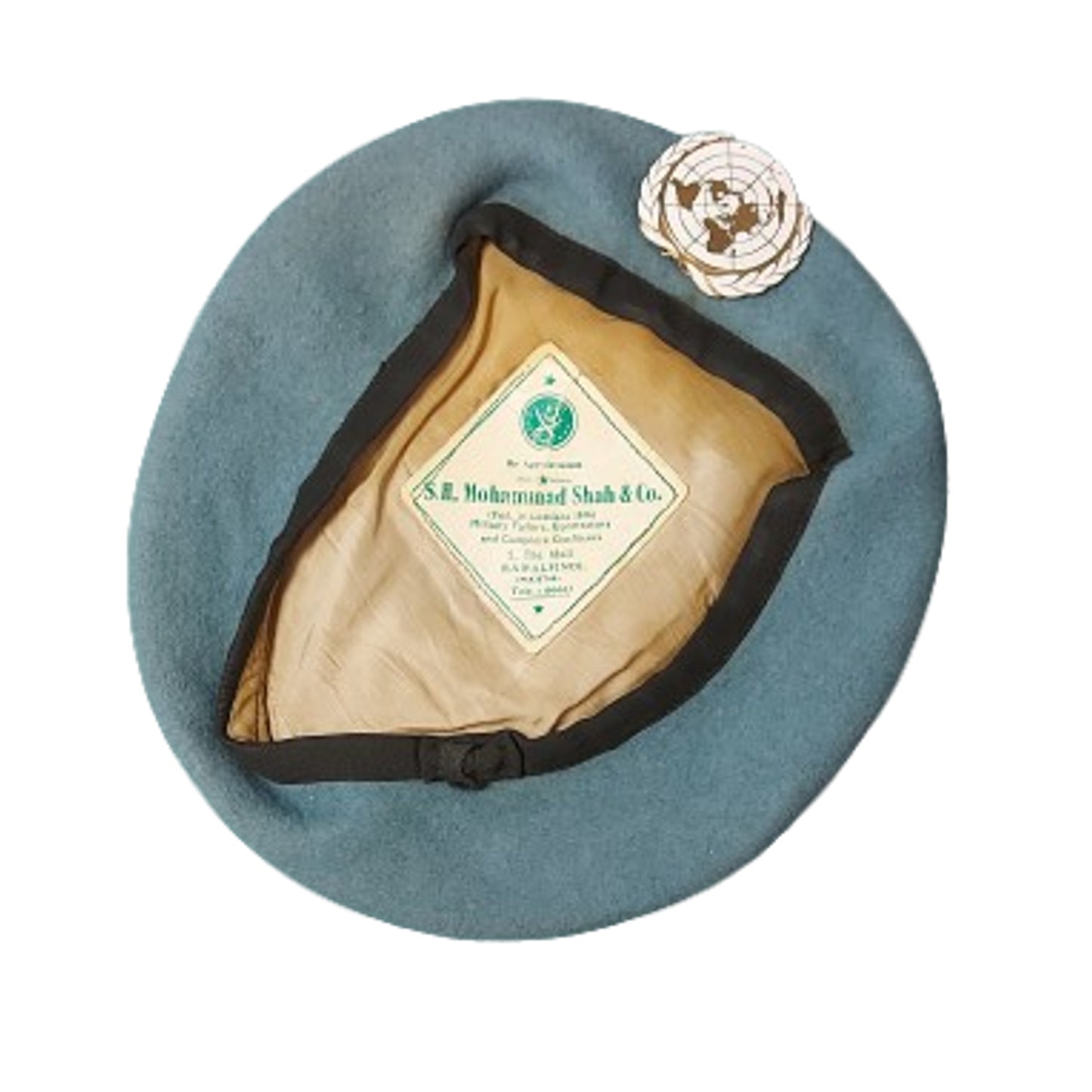 Post-WW2 Canadian UN United Nations Beret With Badge