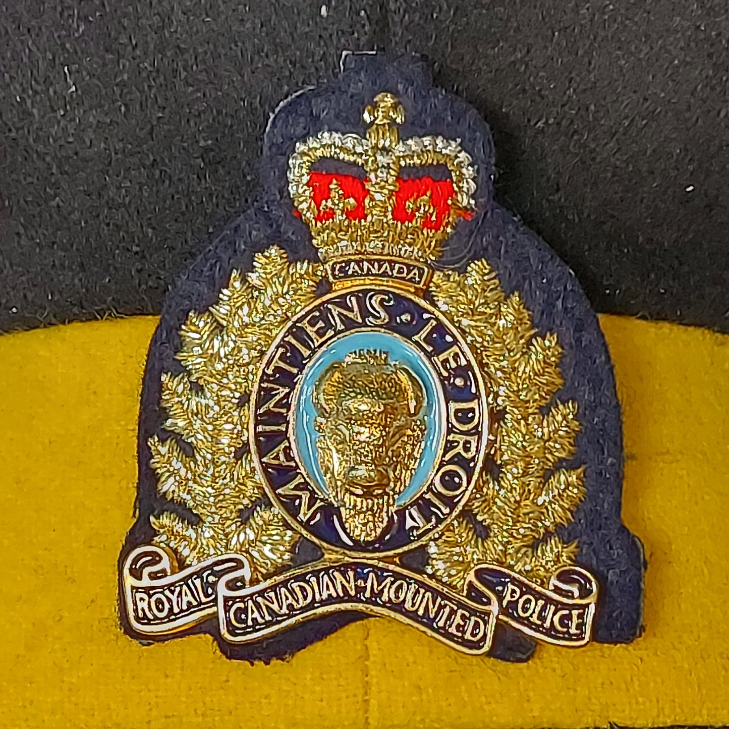 QEII RCMP Royal Canadian Mounted Police Superintendent's Visor Cap