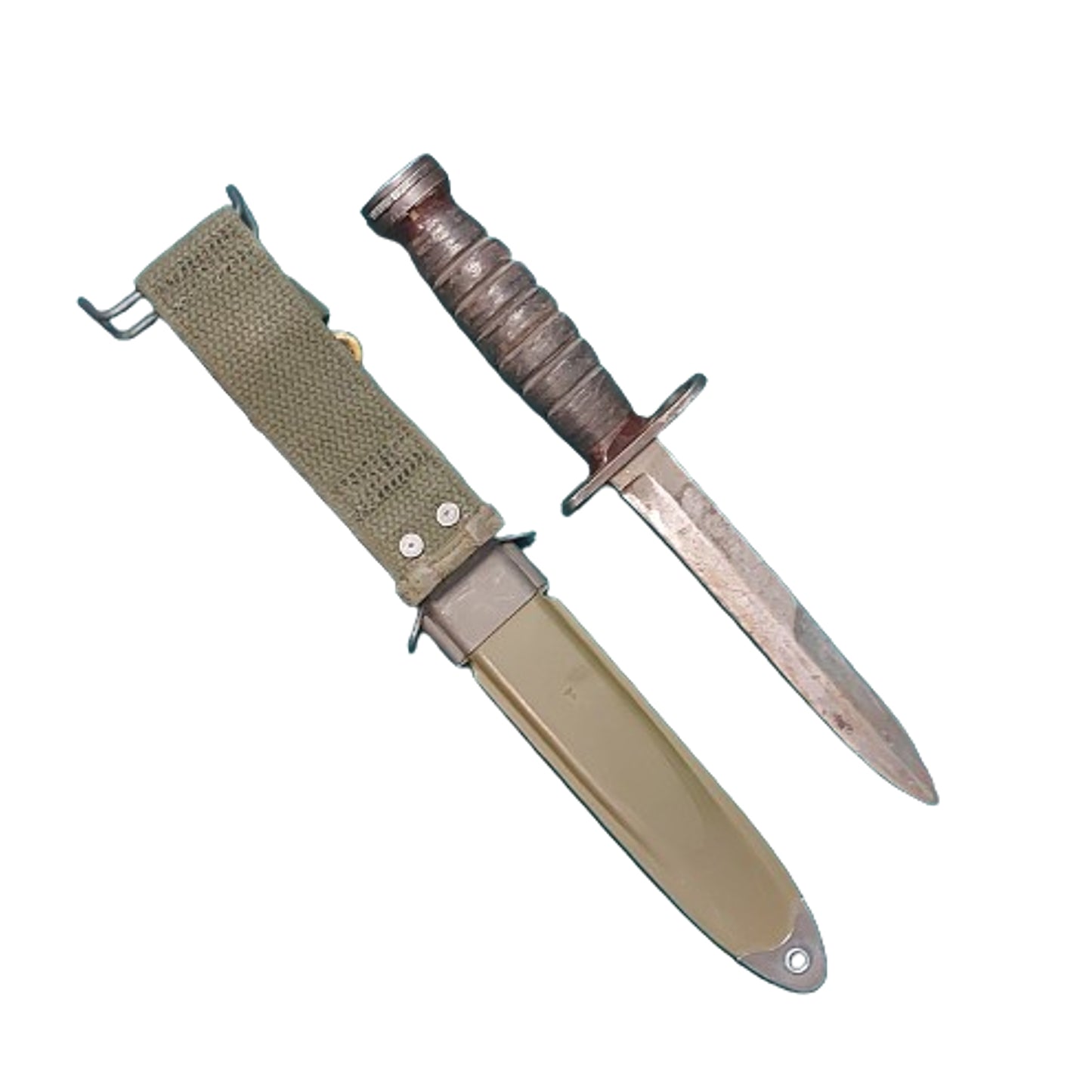 U.S. M4 Bayonet With M8 Scabbard -M1 Carbine