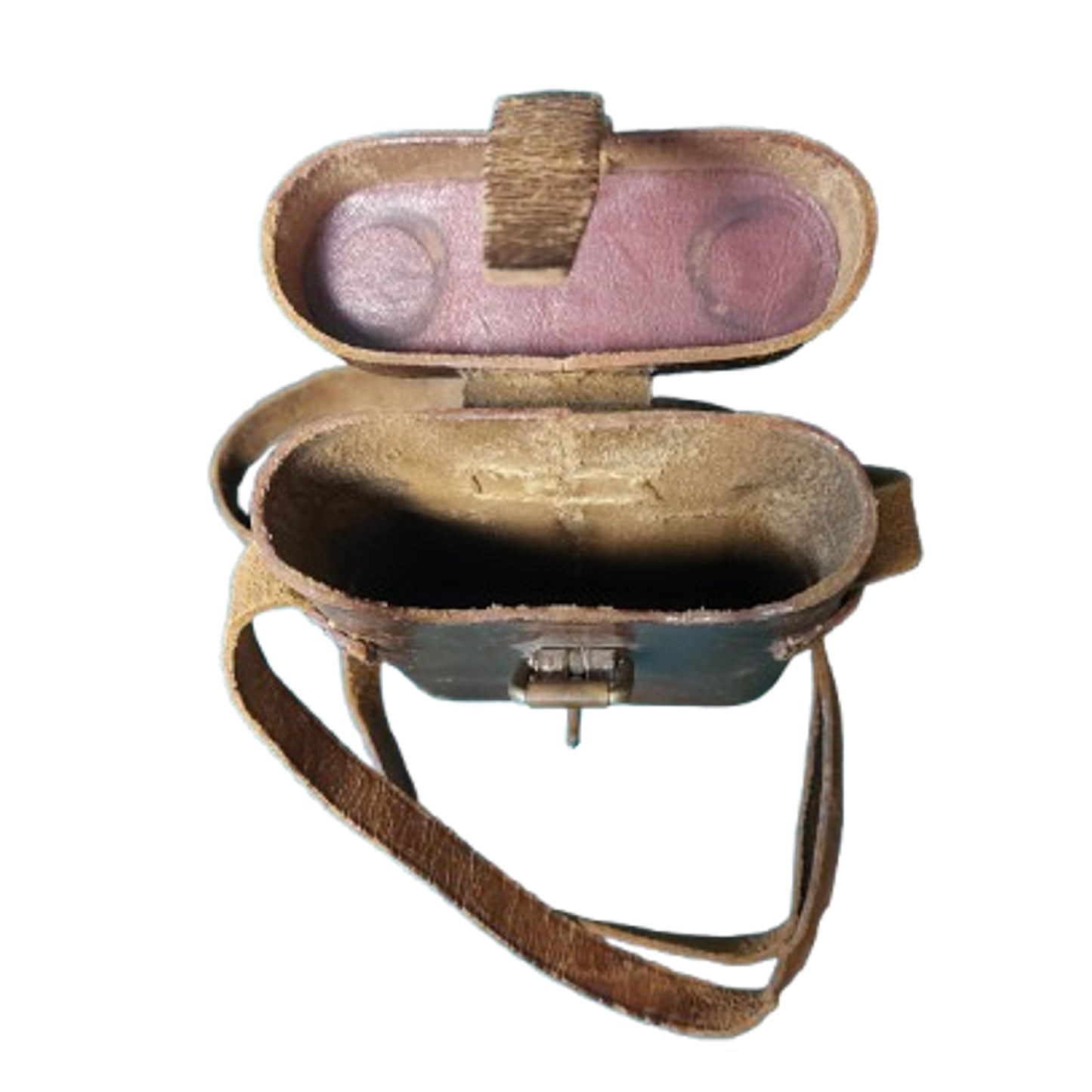 WW1 British Named Officers Field Binoculars In Case