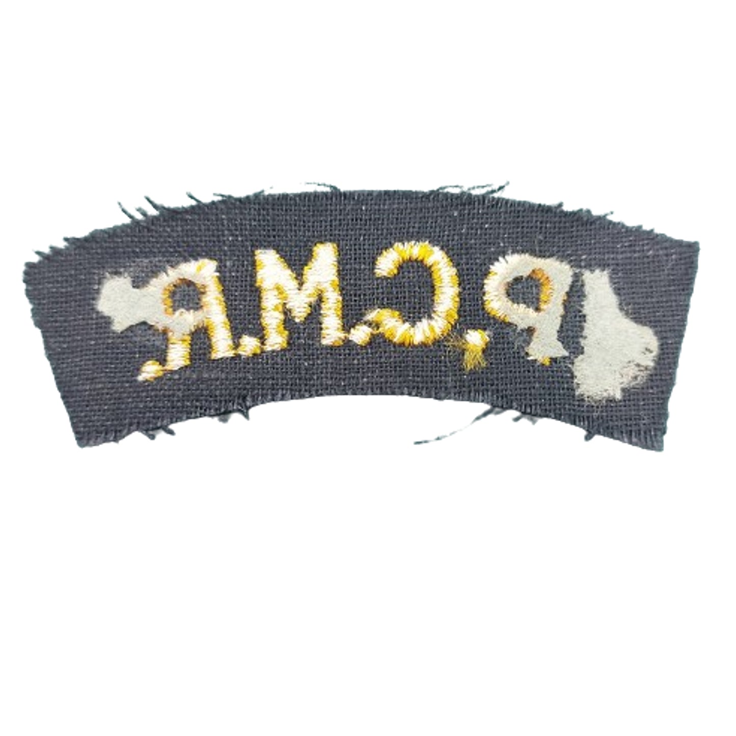 WW2 PCMR Pacific Coast Mountain Rangers Cloth Shoulder Title