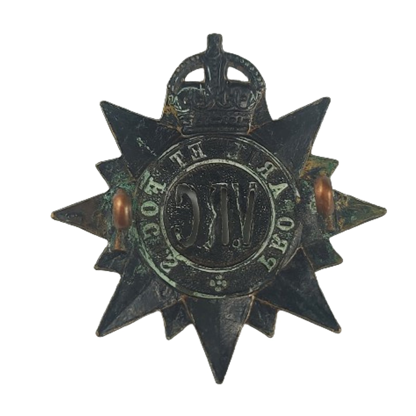 WW2 Victoria Rifles Of Canada Cap Badge