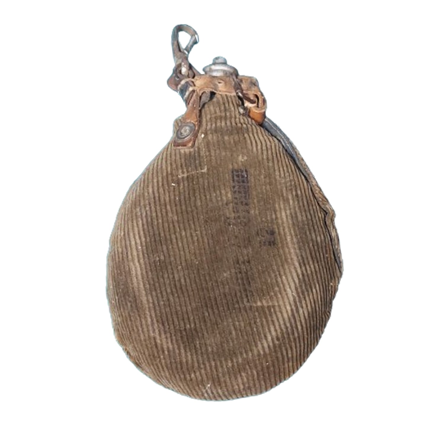 WW1 German Infantry M1915 Canteen with Corduroy Cover - Feldflasche