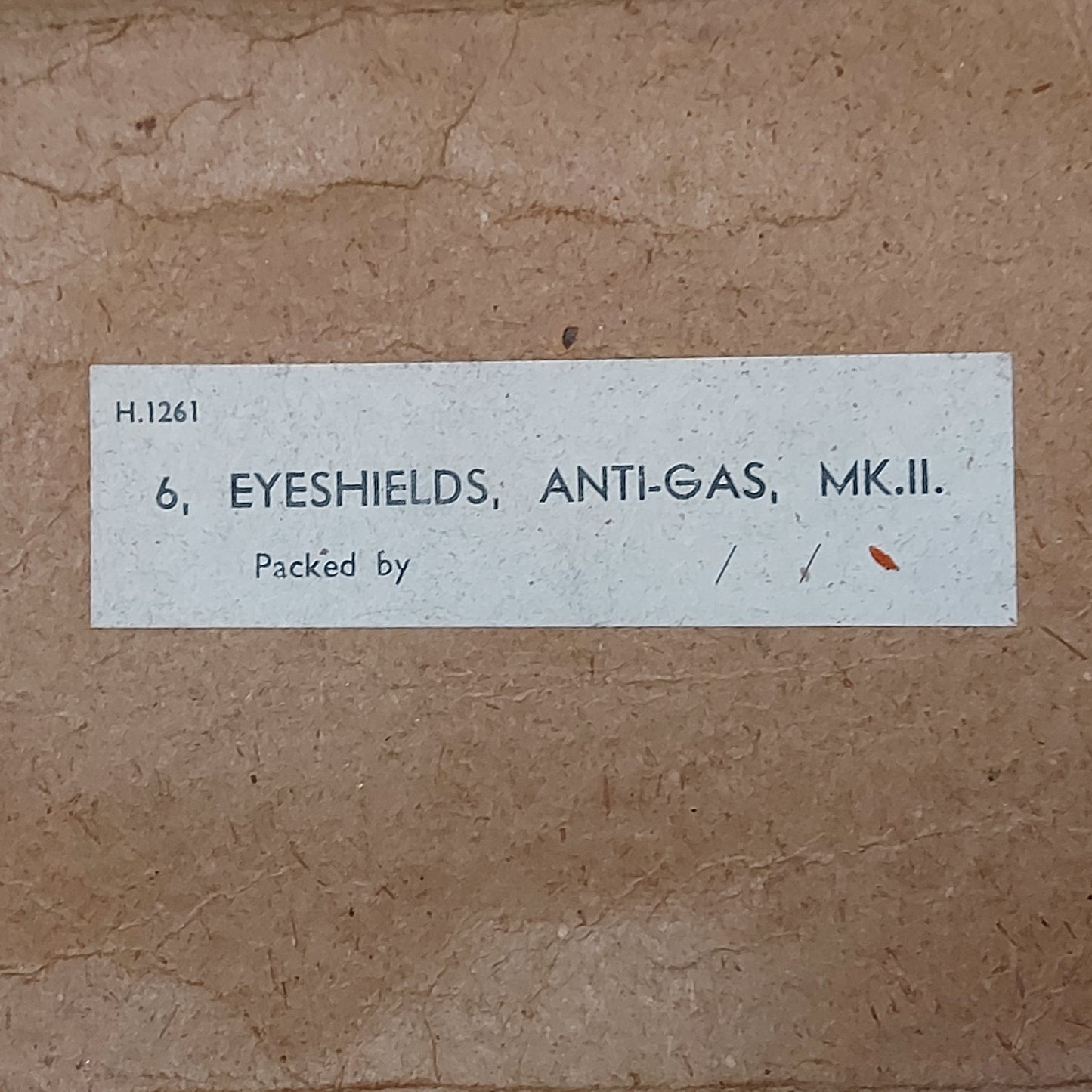 WW2 Canadian British Mk.II Anti-Gas Eye Shields