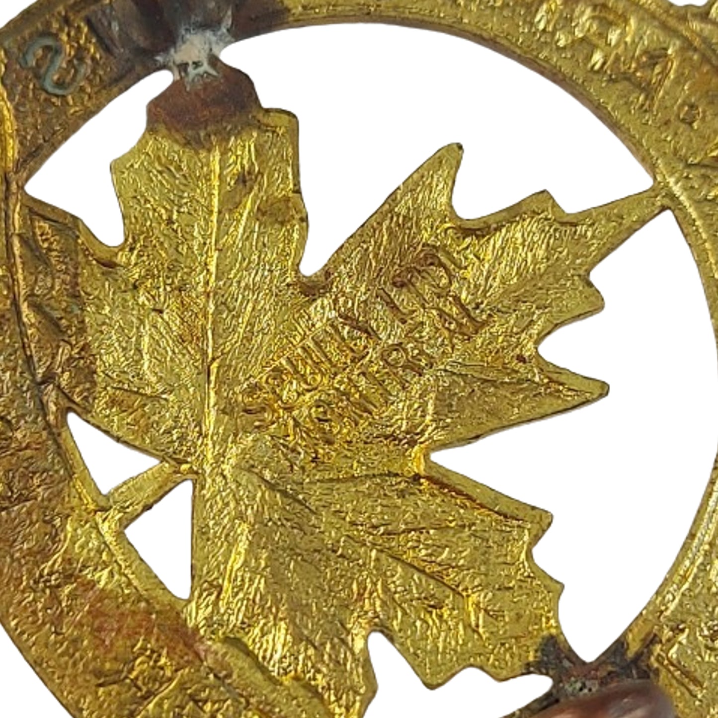 WW2 RCAC Royal Canadian Army Cadets Cap Badge -Scully Montreal.