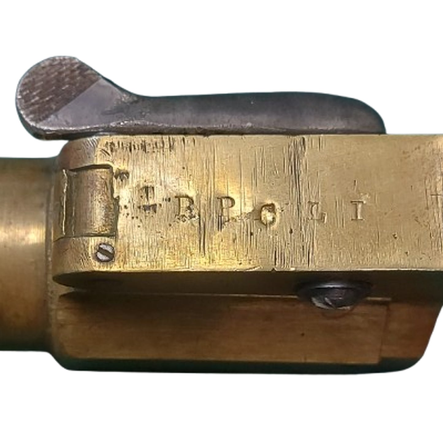 WW1 Canadian Issue AH. Fox Mk. IV Brass Flare Pistol PPCLI C-Broadarrow