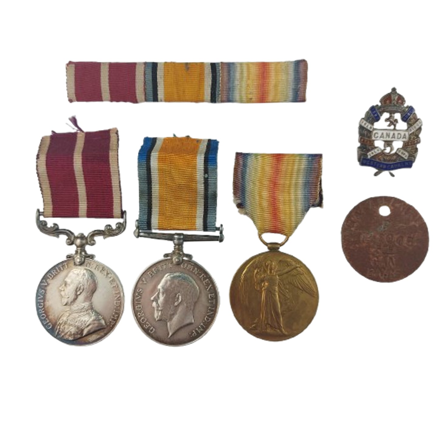 WW1 Canadian CEF MSM Meritorious Medal Set 78th and 5th Battalion