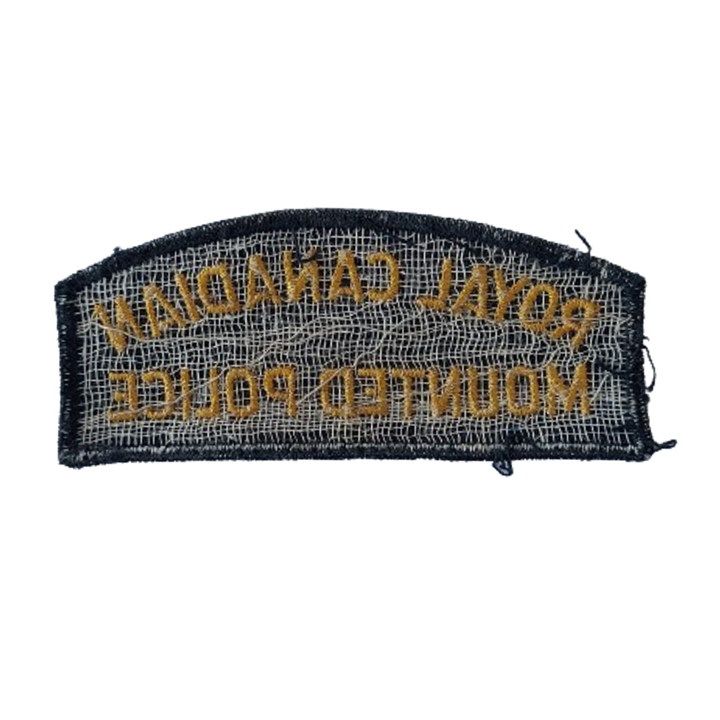 QEII Era Royal Canadian Mounted Police Shoulder Title