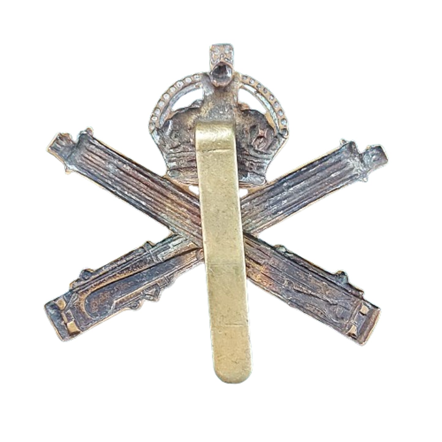 WW1 -WW2 British MGC Machine Gun Corps Cap Badge