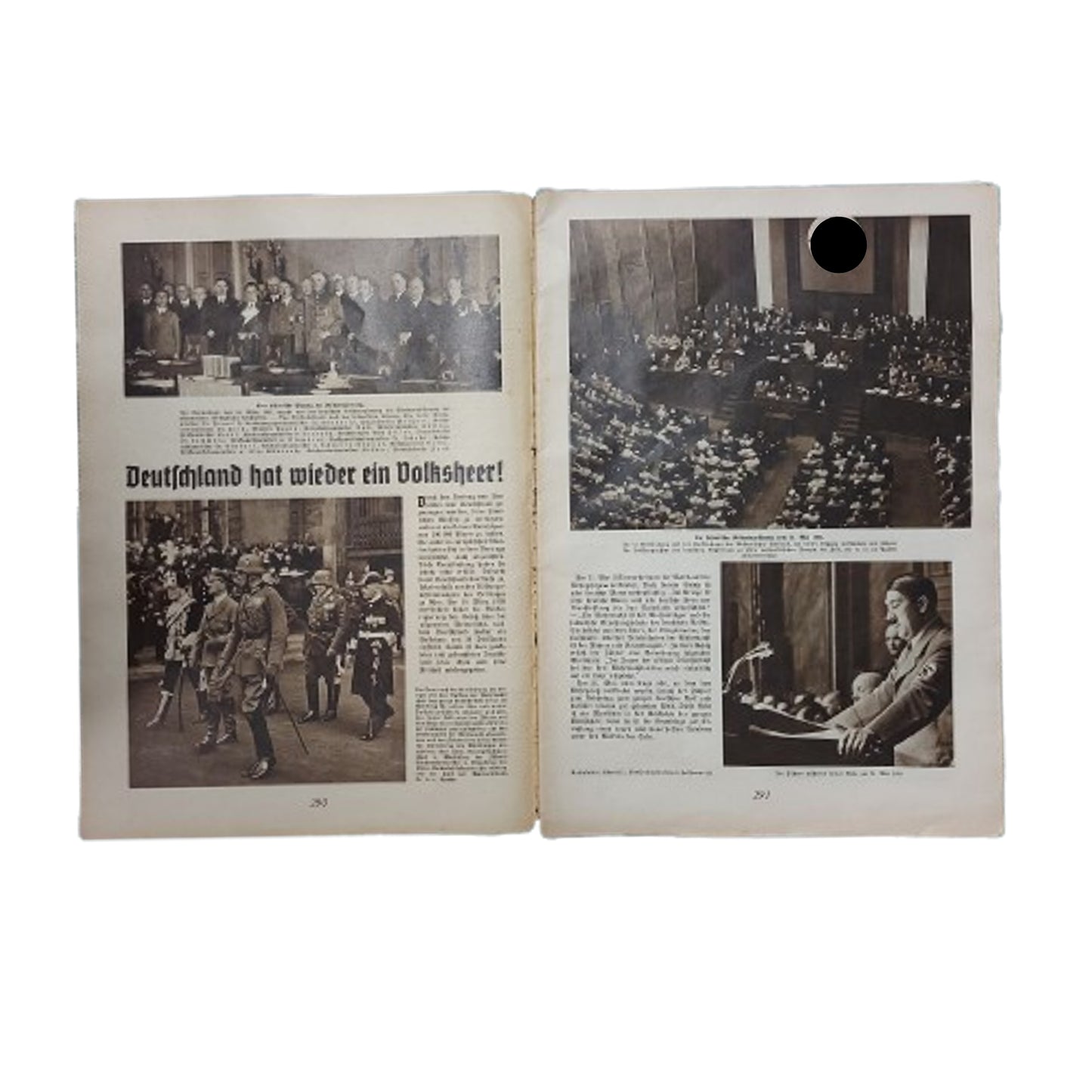 WW2 German Hilf Mit Magazine Issue #10 July 1935