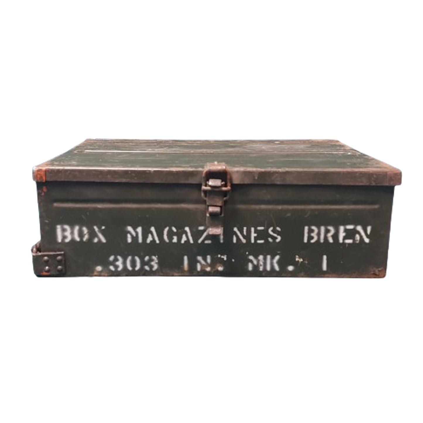 WW2 Canadian Bren Gun Magazine Chest With Magazines