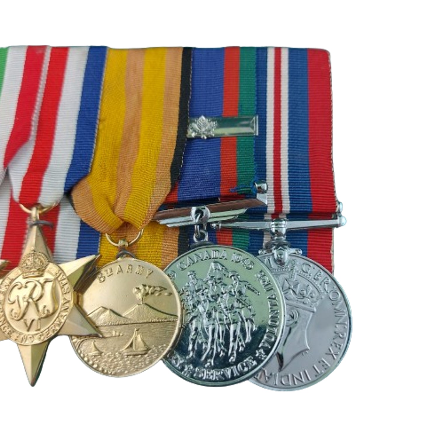 WW2 Canadian Medal Set - 8th Army