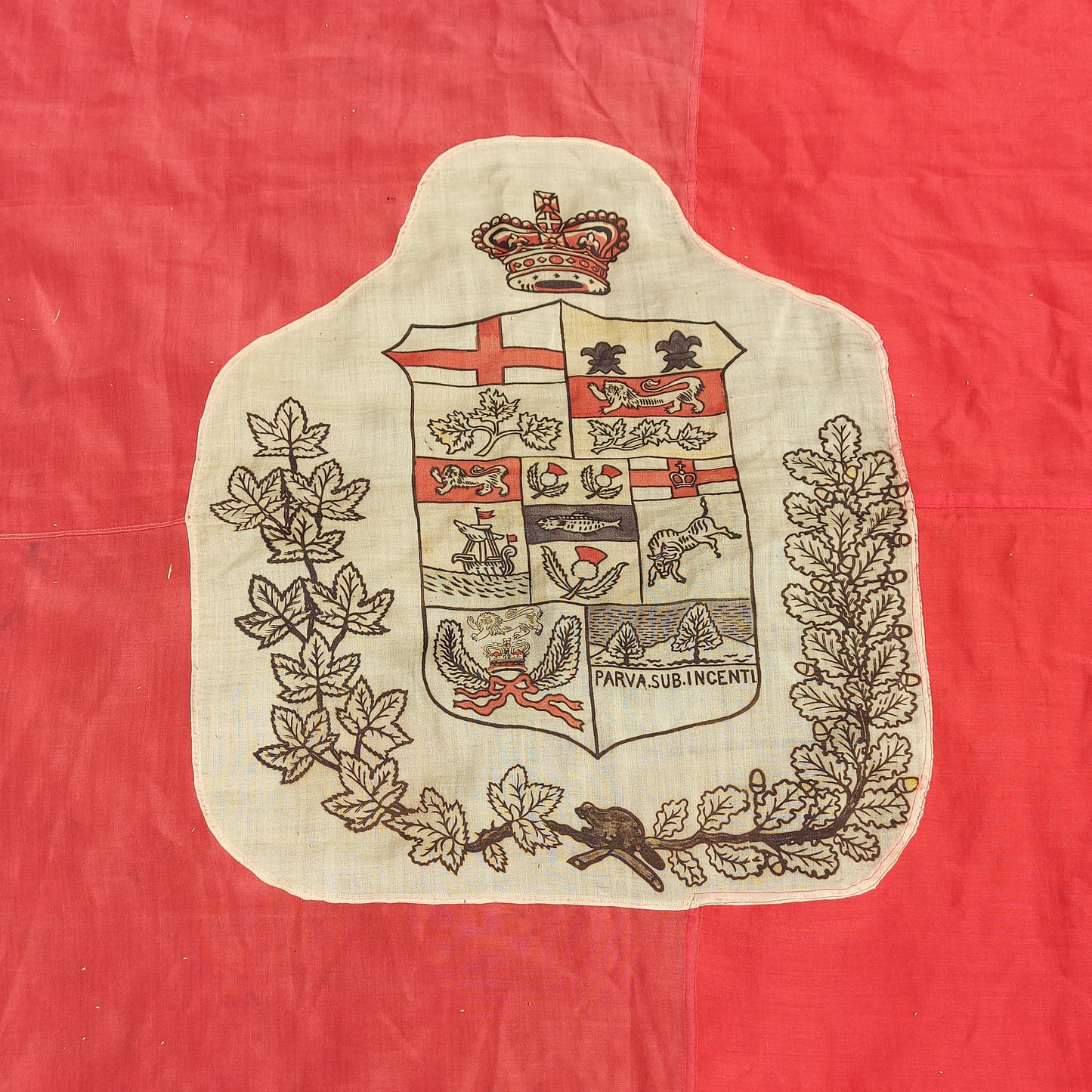 Large Pre-WW1 Canadian Red Ensign Flag -132 X 68 Inches