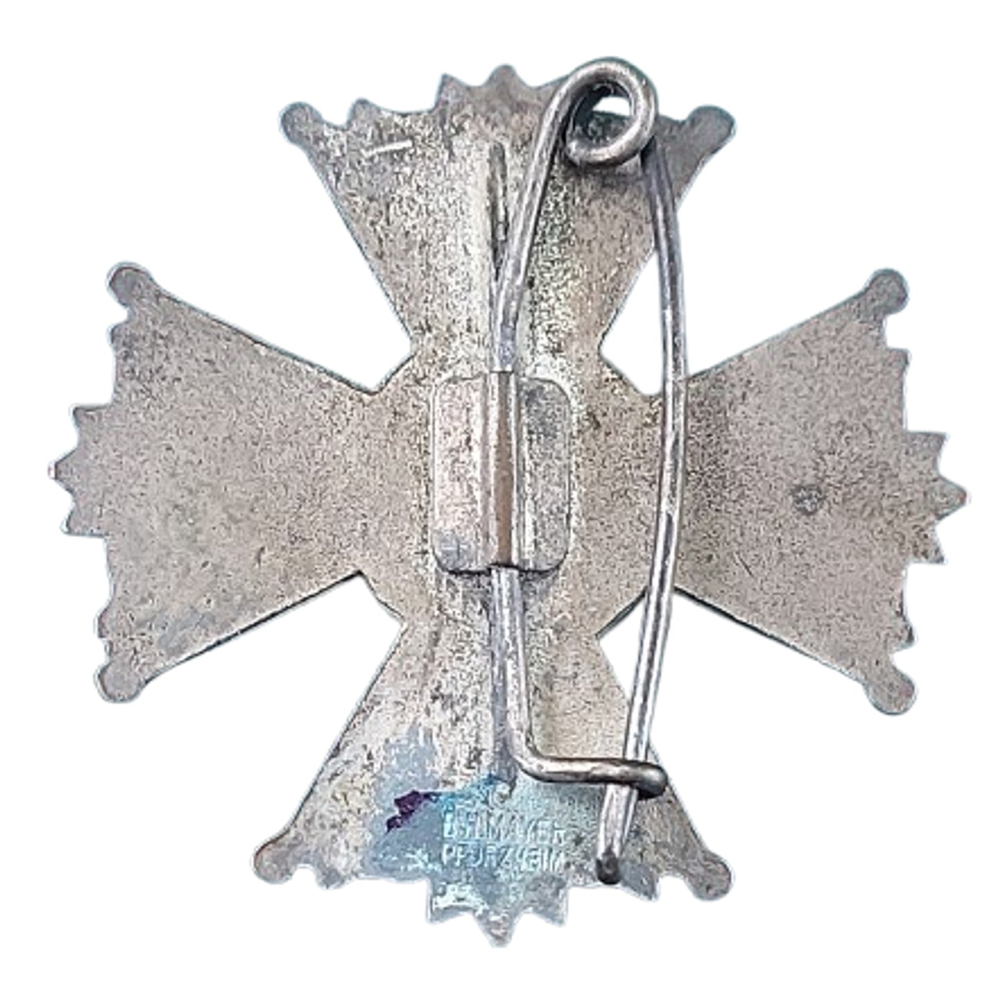 Pre-WW1 German Kriegeru Landwehr Verein 1867 Enamel Cross