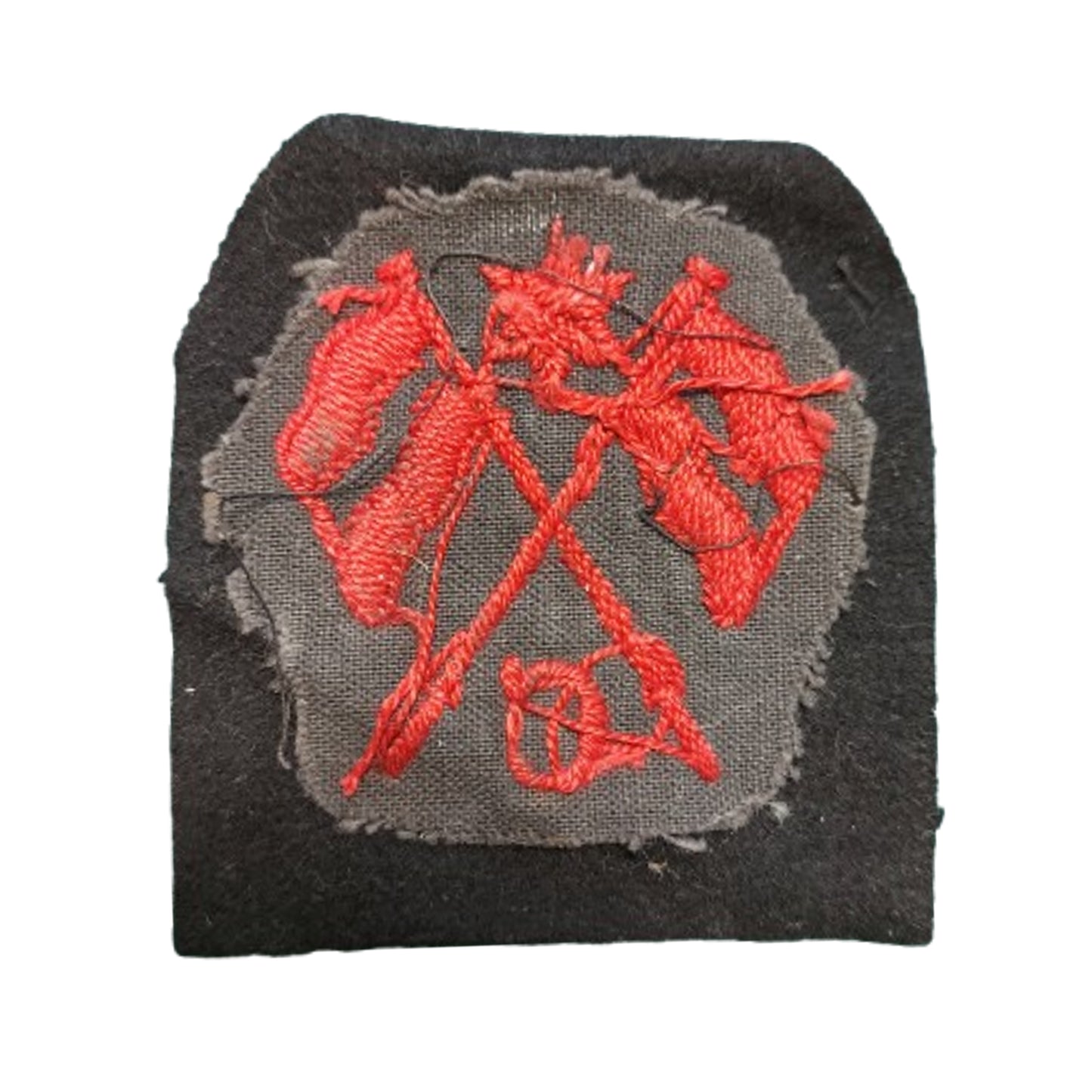 WW2 Canadian British RCN RN Naval Leading Coder Cloth Trade Badge