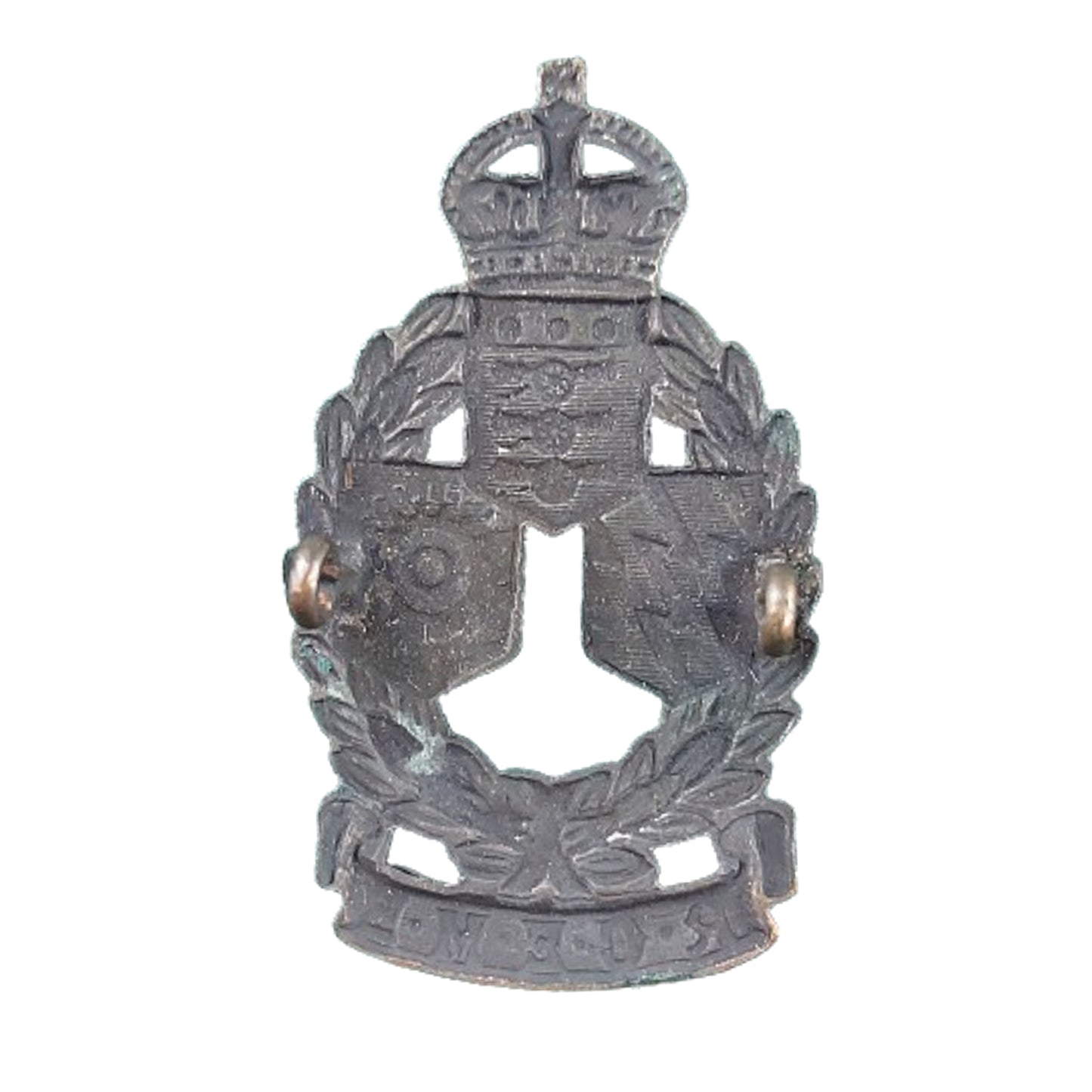 WW2 RCEME Royal Canadian Electrical Mechanical Engineers Cap Badge