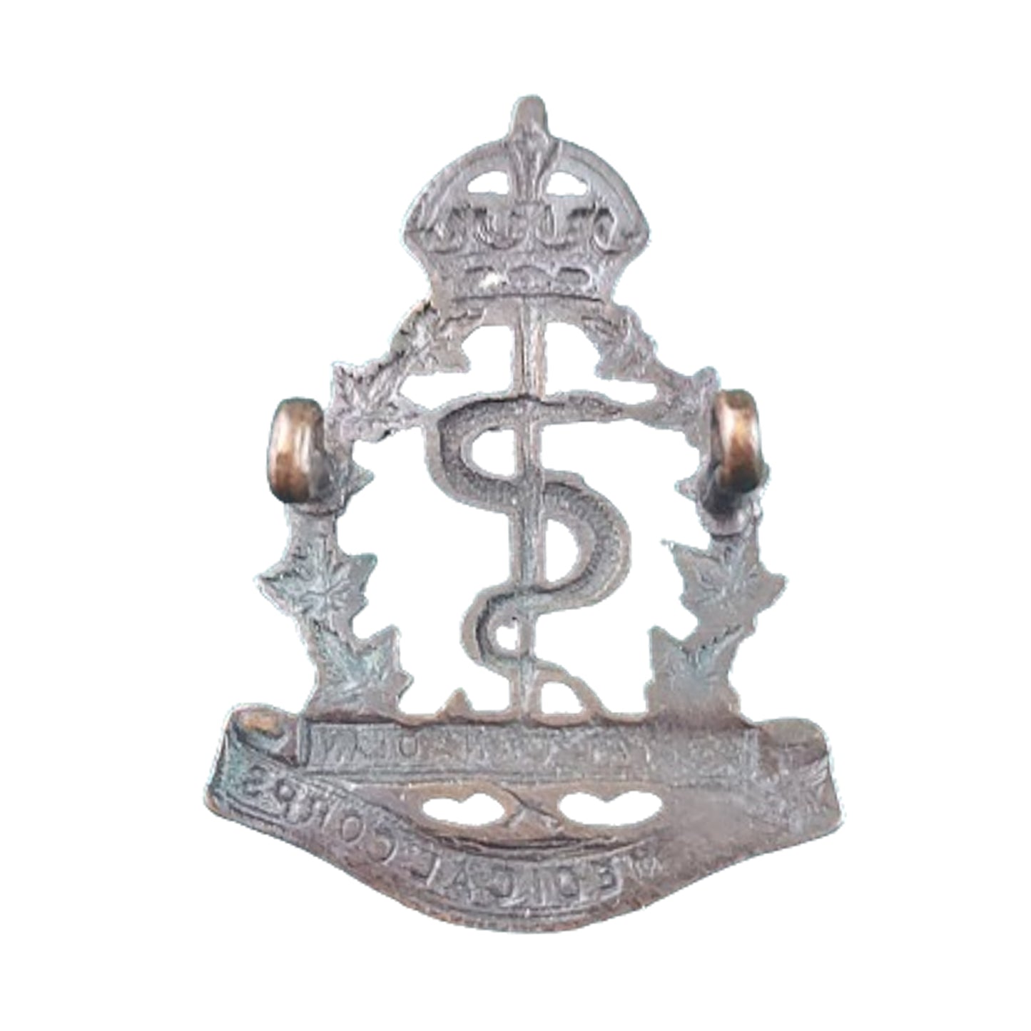 ww2 RCAMC Royal Canadian Army Medical Corps OSD Cap Badge