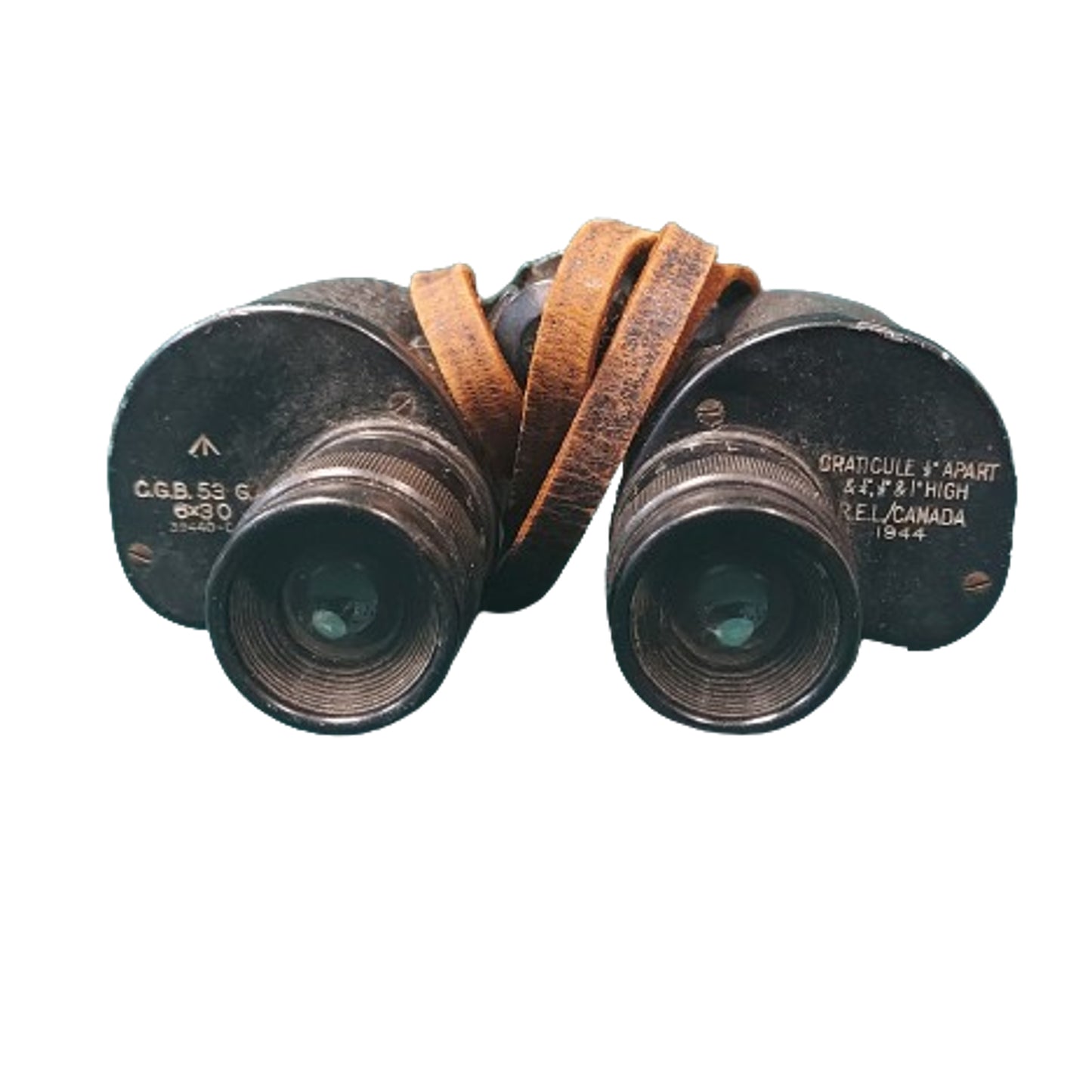 WW2 Canadian Army Field Binoculars -R.E.L. 1944