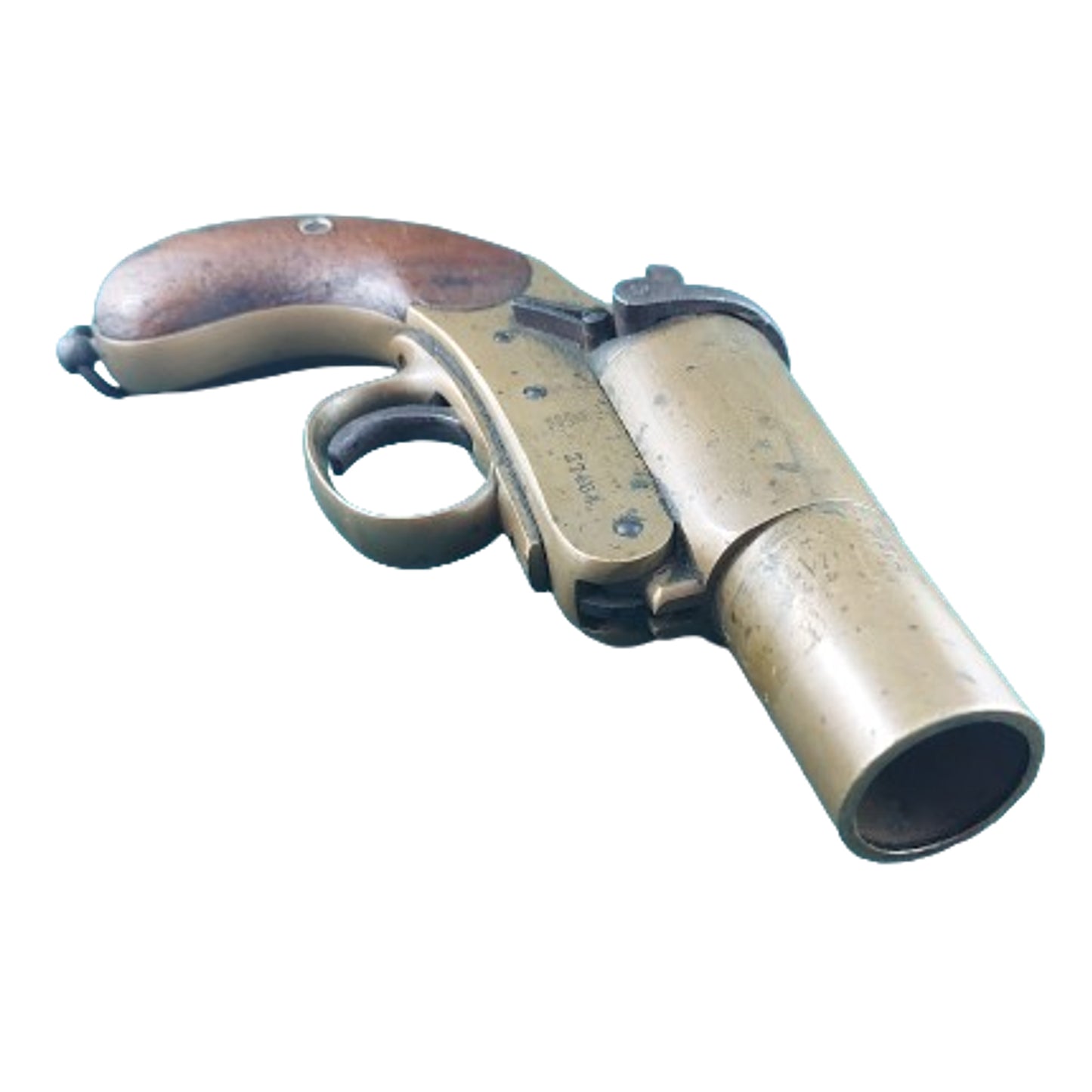 WW1 British Canadian Webley And Scott Flare Pistol 1916