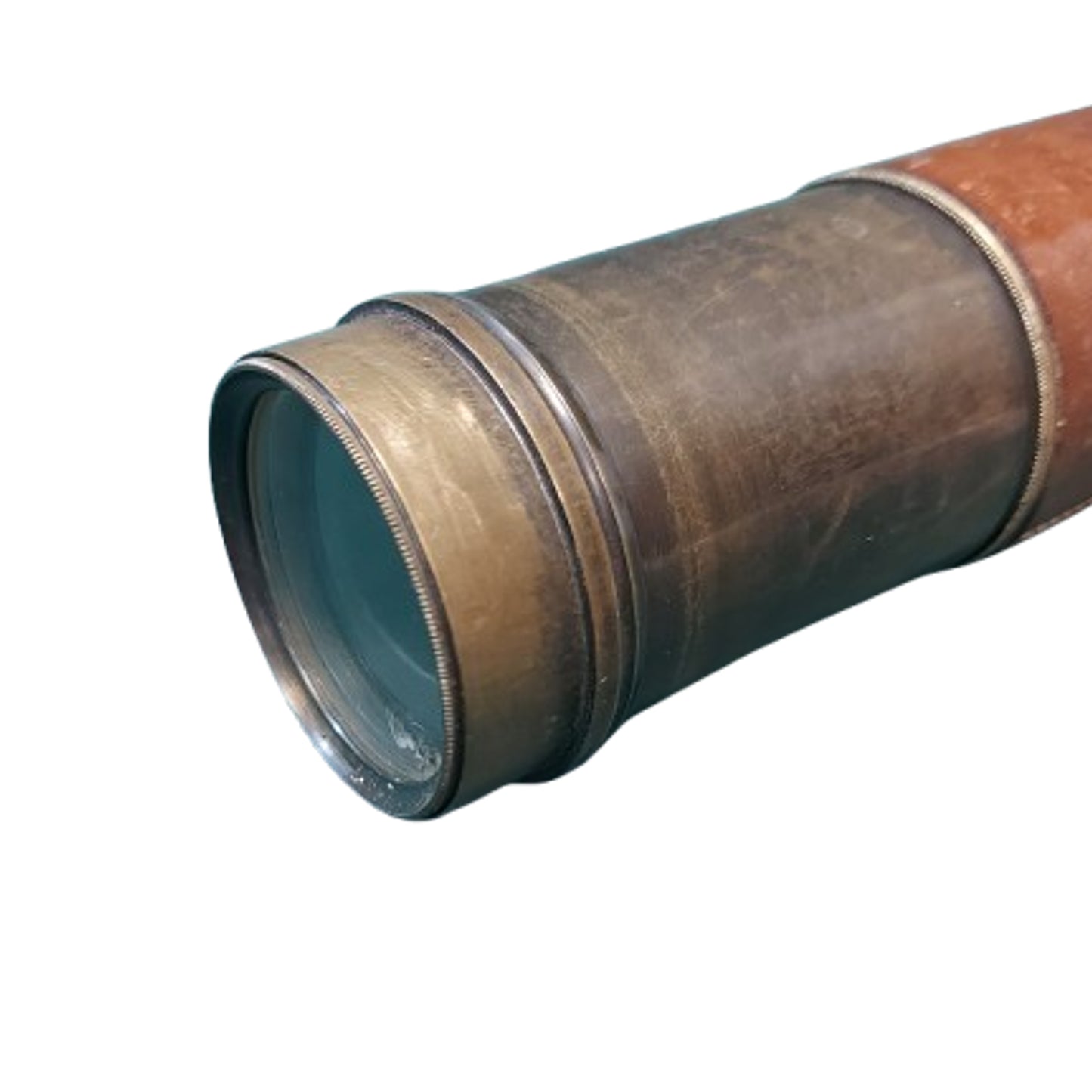 WW1 British BEF Army Officers Named Field Telescope In Case