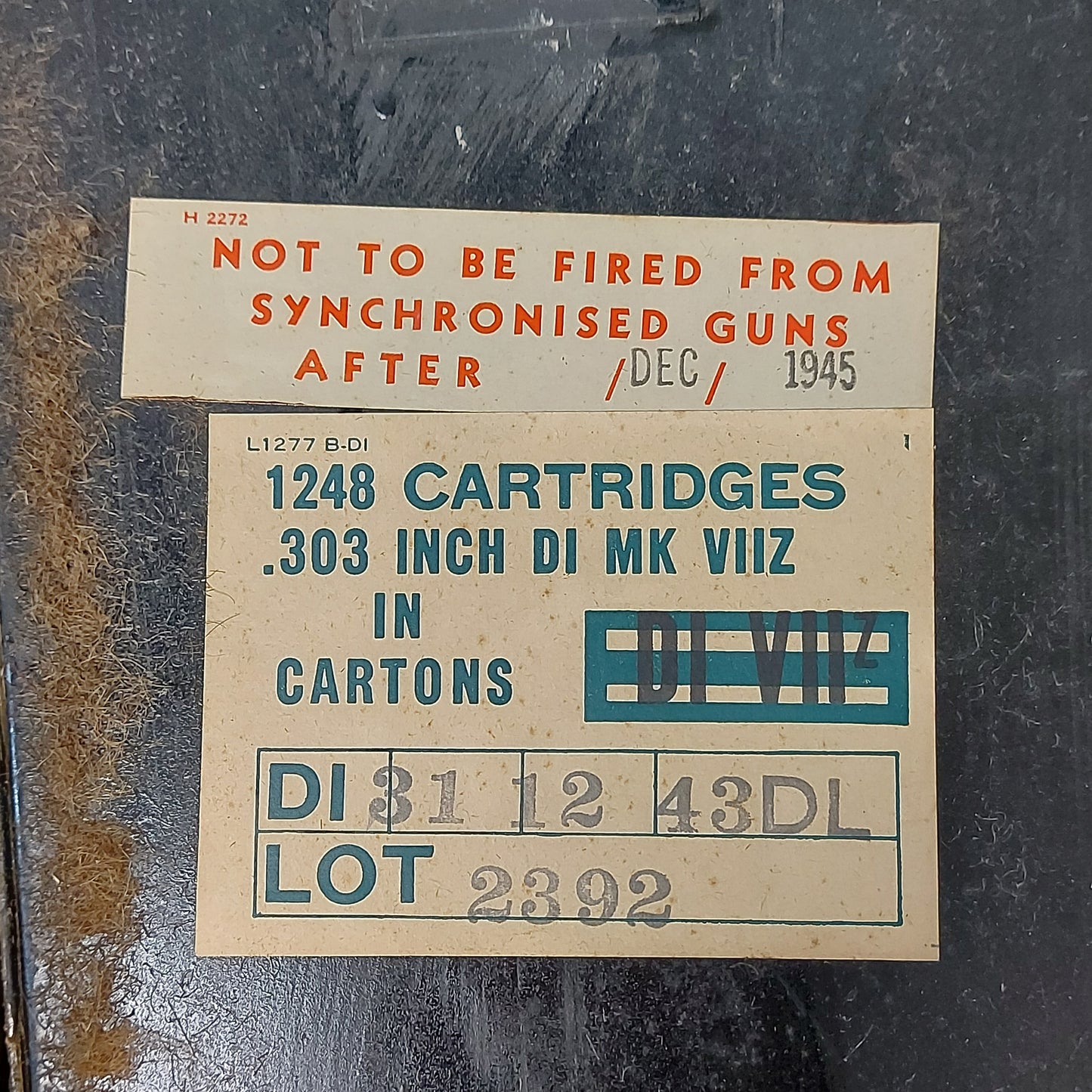 WW2 Canadian 303 British Ammunition Crate -1943