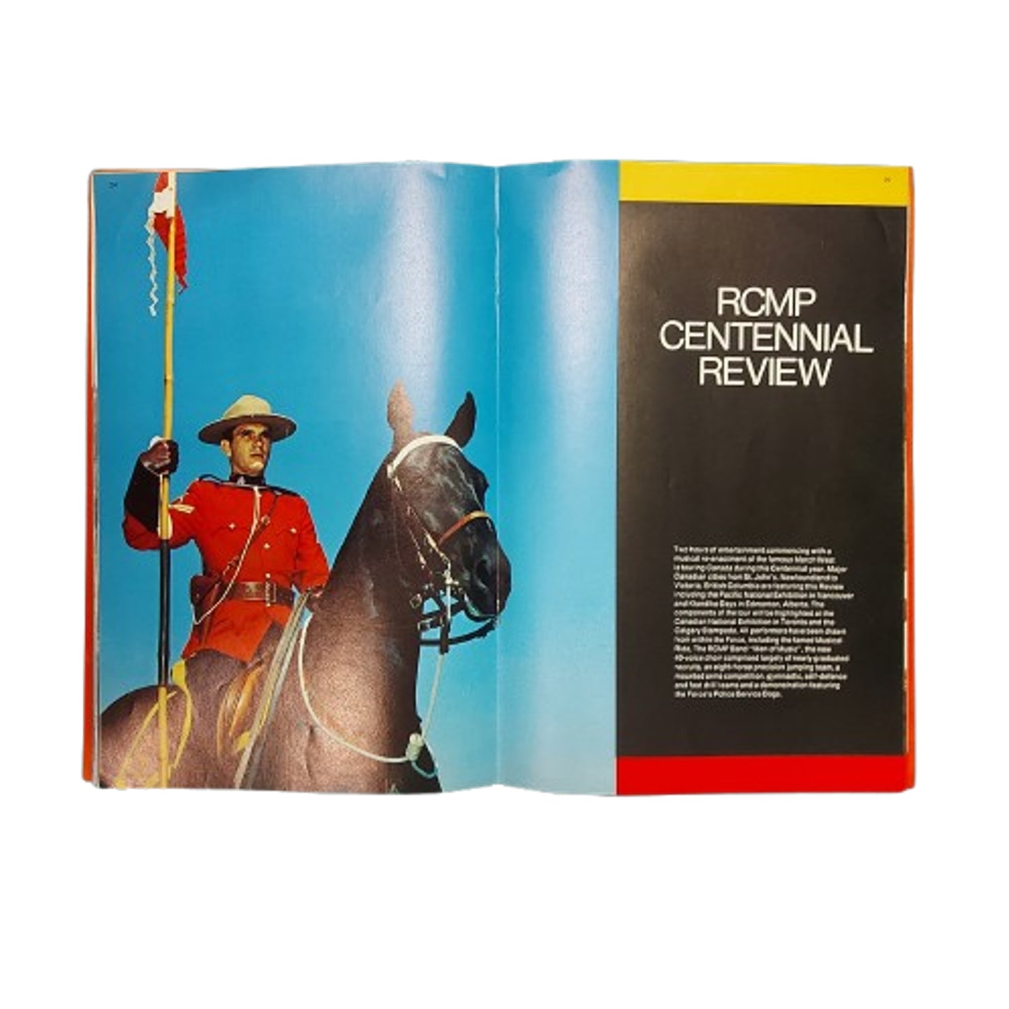 Post-WW2 Canadian RCMP Royal Canadian Mounted Police Centennial 1873-1973 Booklet
