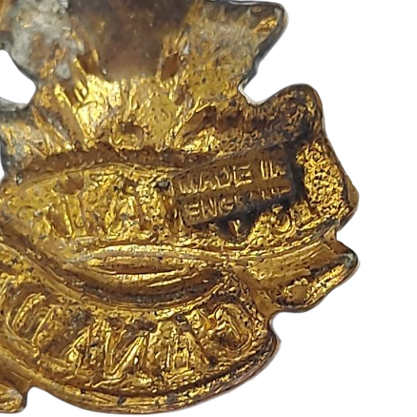 WW2 Era RCMP Royal Canadian Mounted Police Cap Badge -Gaunt Montreal