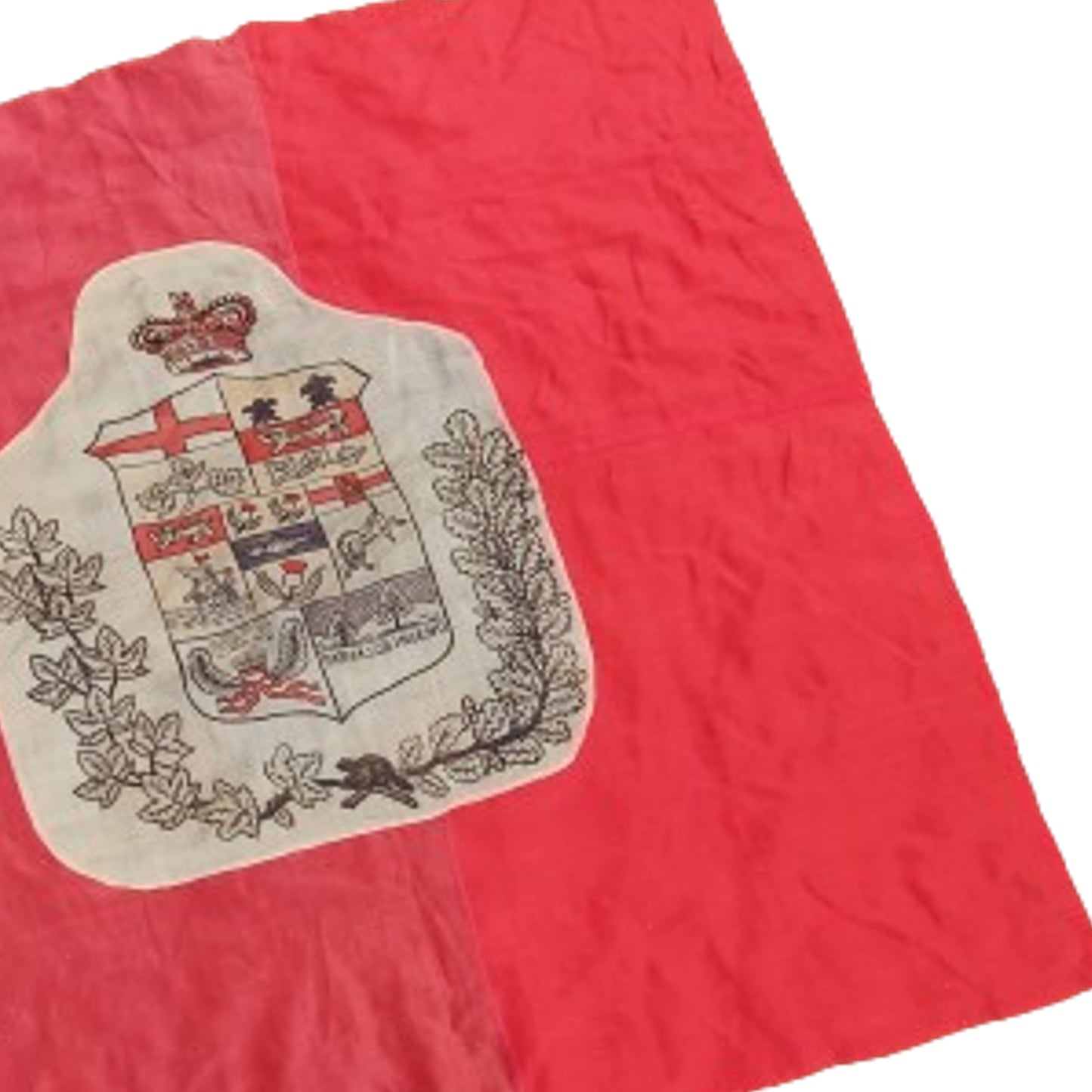 Large Pre-WW1 Canadian Red Ensign Flag -132 X 68 Inches