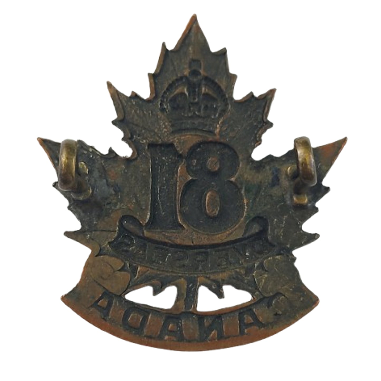 WW1 Canadian CEF 81st Battalion Cap Badge - Toronto Ontario