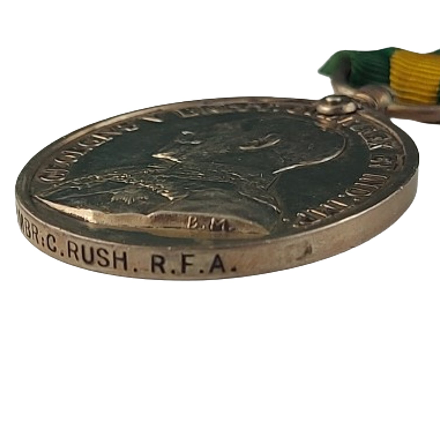 George V British Territorial Force Efficiency Medal -Royal Field Artillery