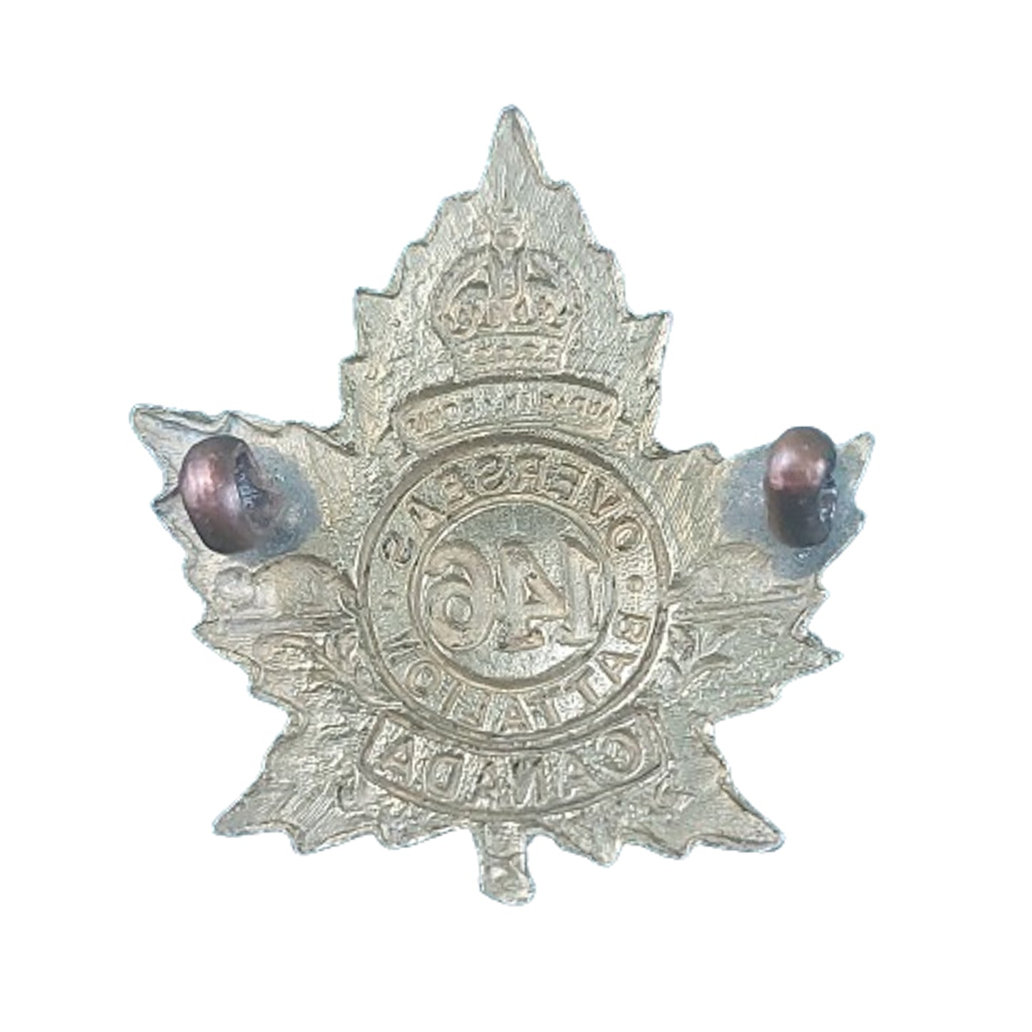 WW1 Canadian 146th Battalion Collar Badge -Kingston Ontario