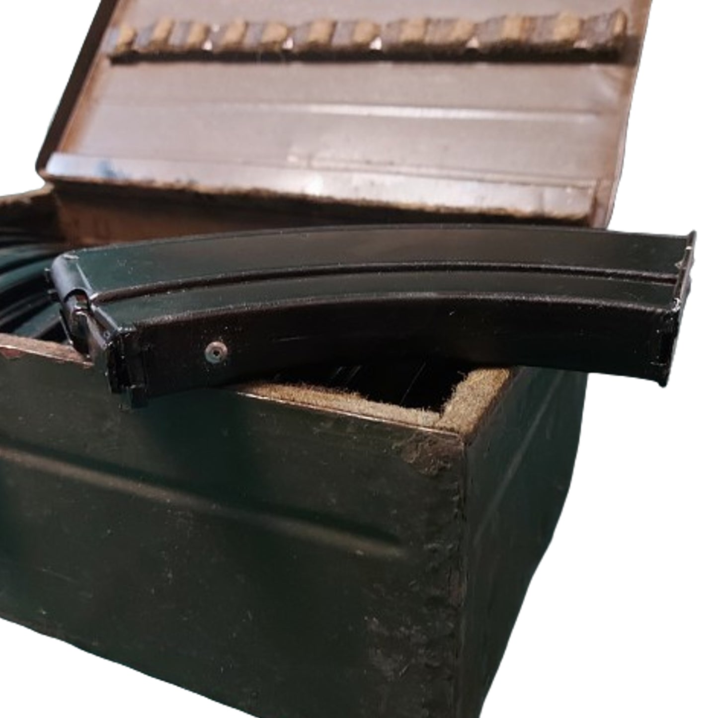 WW2 Canadian Mk.I Bren Gun Magazine Chest With 12 Spare Magazines In Cosmoline