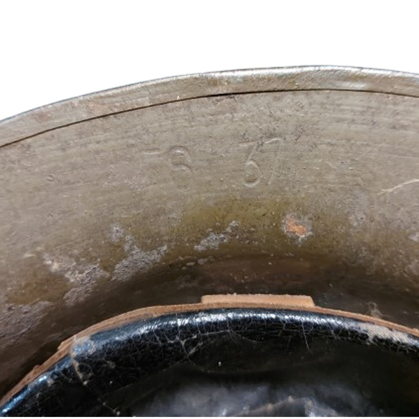 WW1 Canadian CEF 50th Battalion Calgary Div Painted Helmet