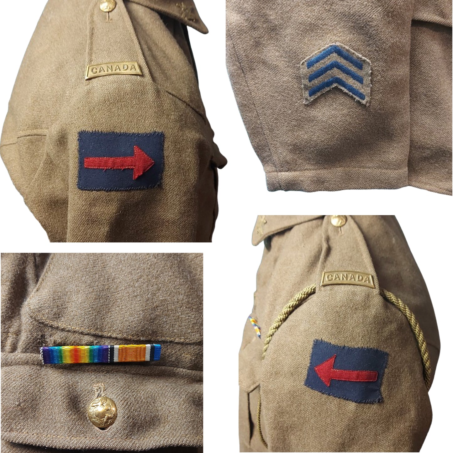 WW1 Canadian CEF 2nd CMG Canadian Machine Gun Battalion Uniform Set