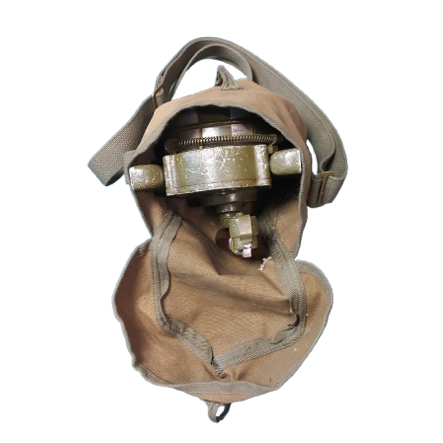 WW2 United States U.S. Hand Held Air Raid Siren In Issue Carry Bag