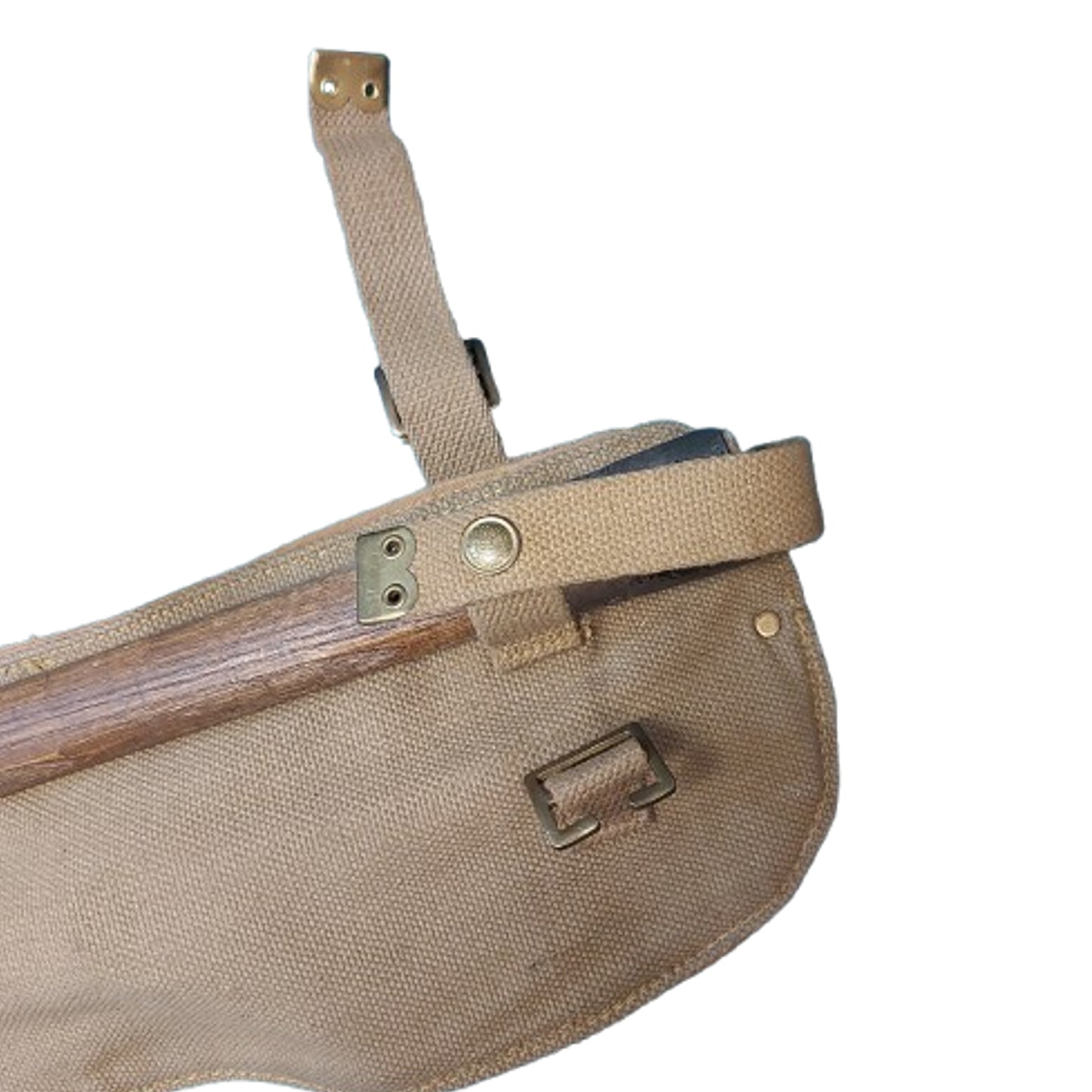 WW2 British Entrenching Tool In Carrier 1943
