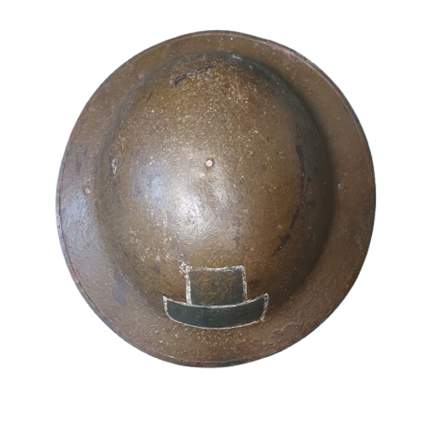 WW1 Canadian CEF 50th Battalion Calgary Div Painted Helmet