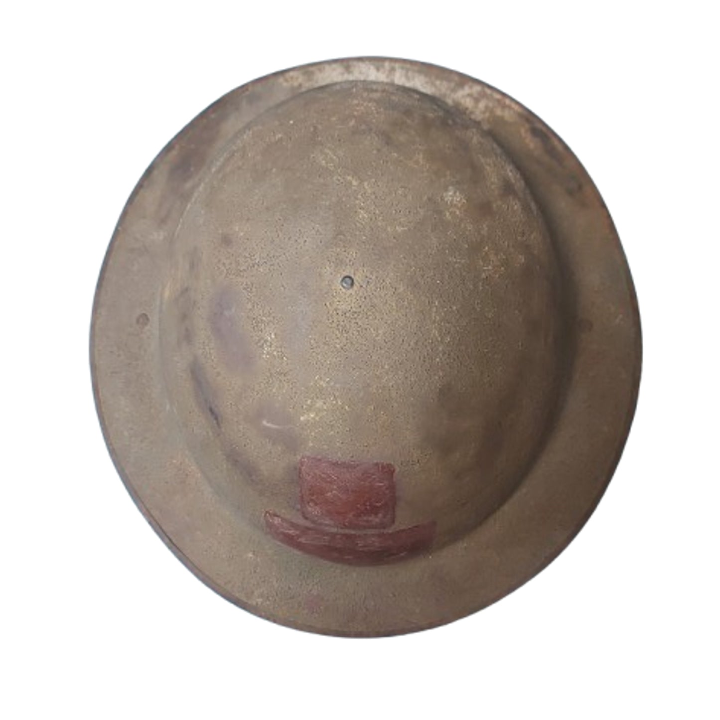 WW1 Canadian CEF 10th Battalion Calgary Div Painted Helmet
