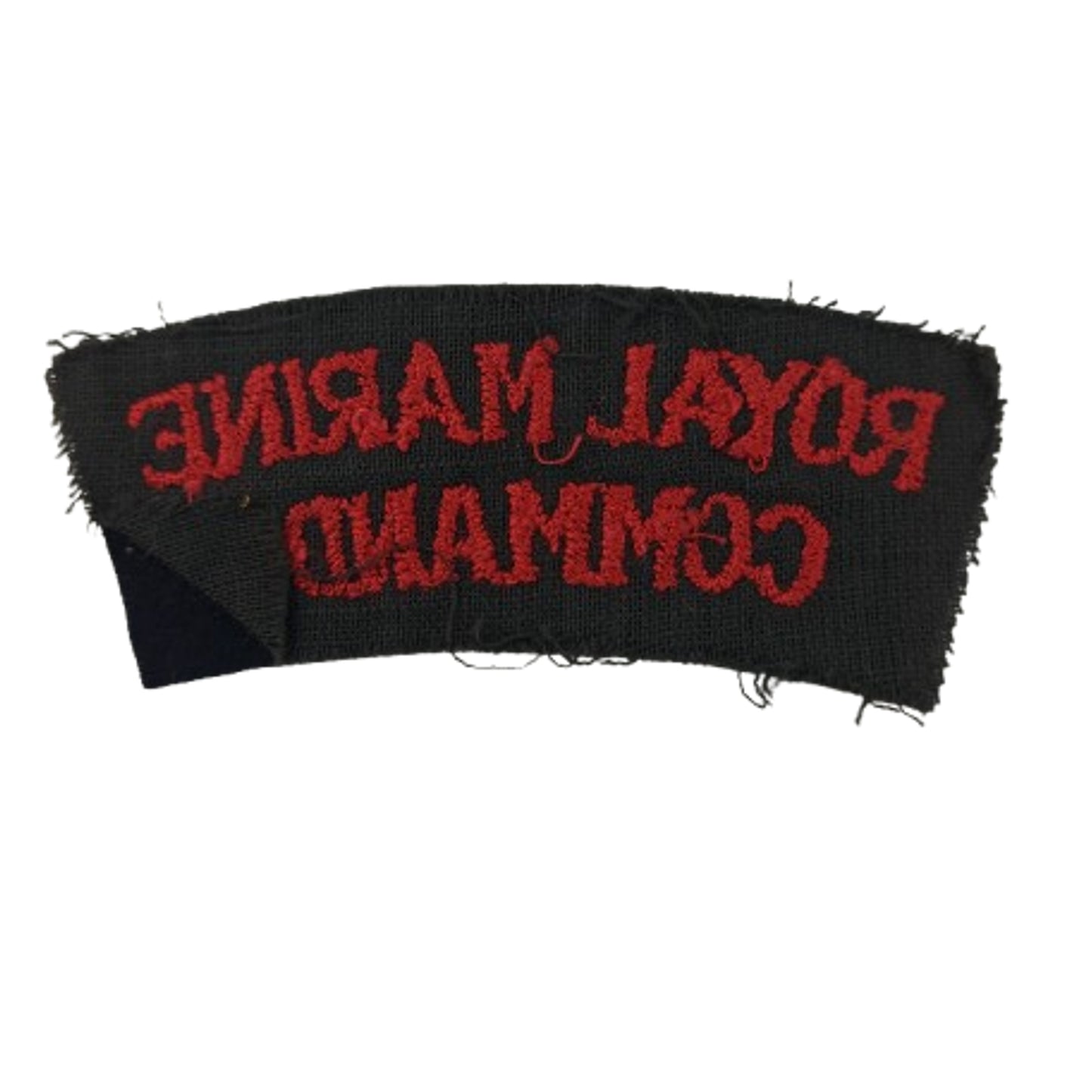 Post-WW2 British Royal Marine Commando Cloth Shoulder Title