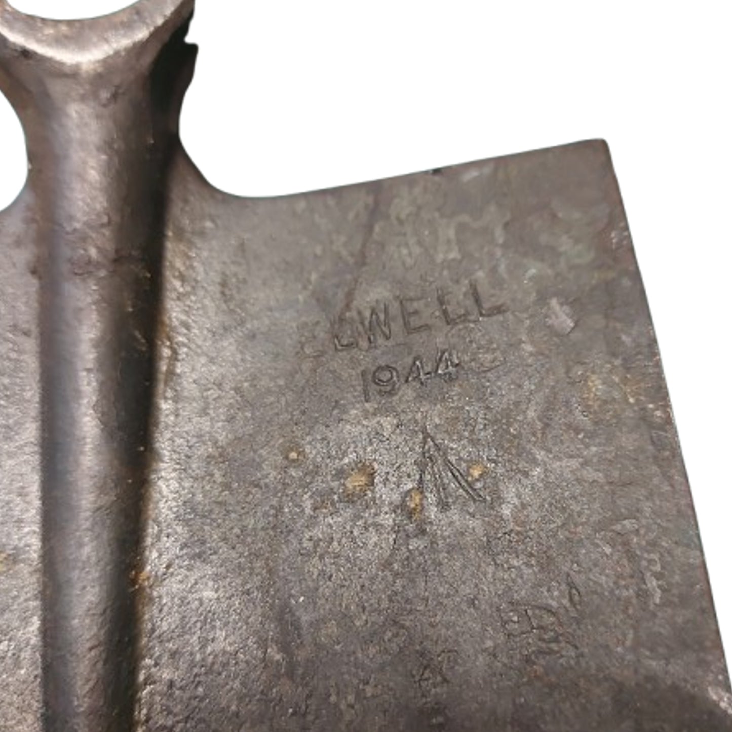 WW2 British Entrenching Tool In Carrier 1943