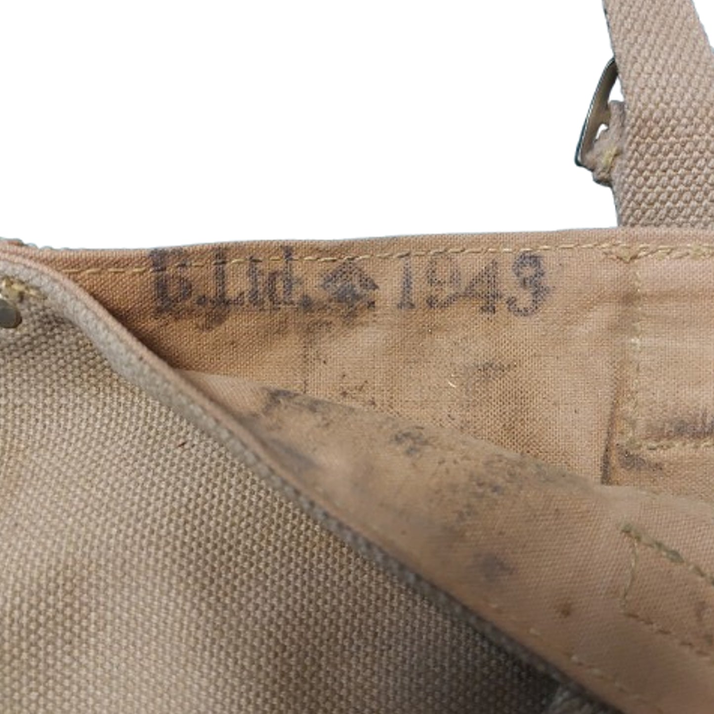 WW2 British Entrenching Tool In Carrier 1943