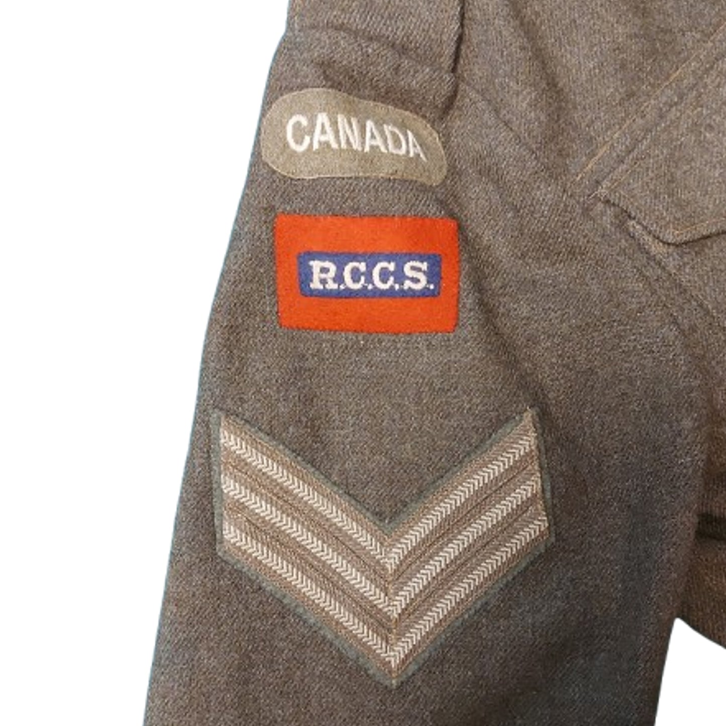 WW2 Canadian RCCS Royal Canadian Corps Of Signals Battle Dress Tunic 1943