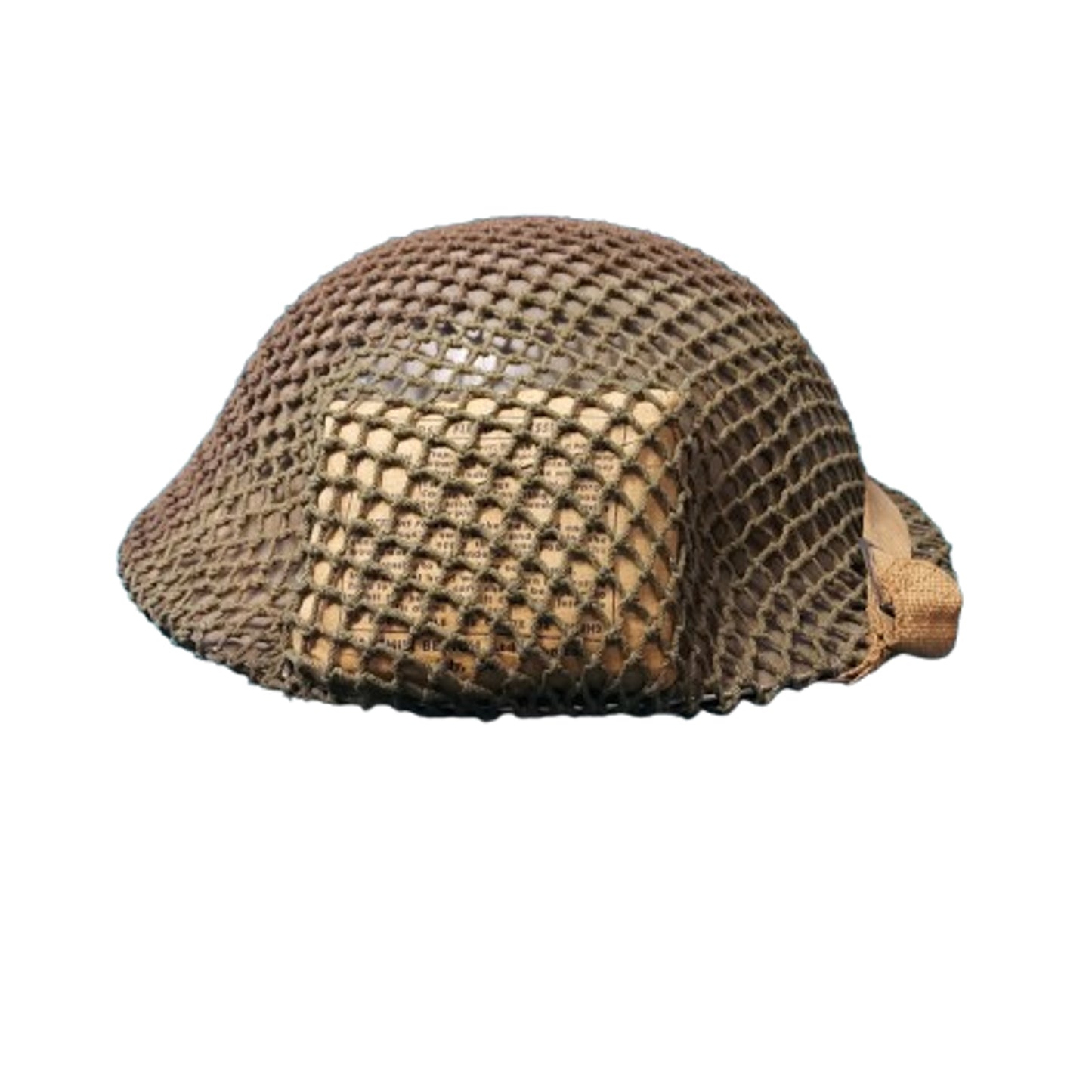 WW2 Canadian Army GSW Mk.II Helmet with netting And Field Bandage 1940