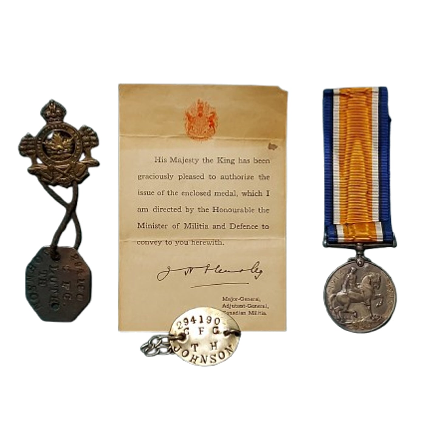 WW1 Canadian Medal Grouping 223rd Battalion CFC Canadian Forestry Corps