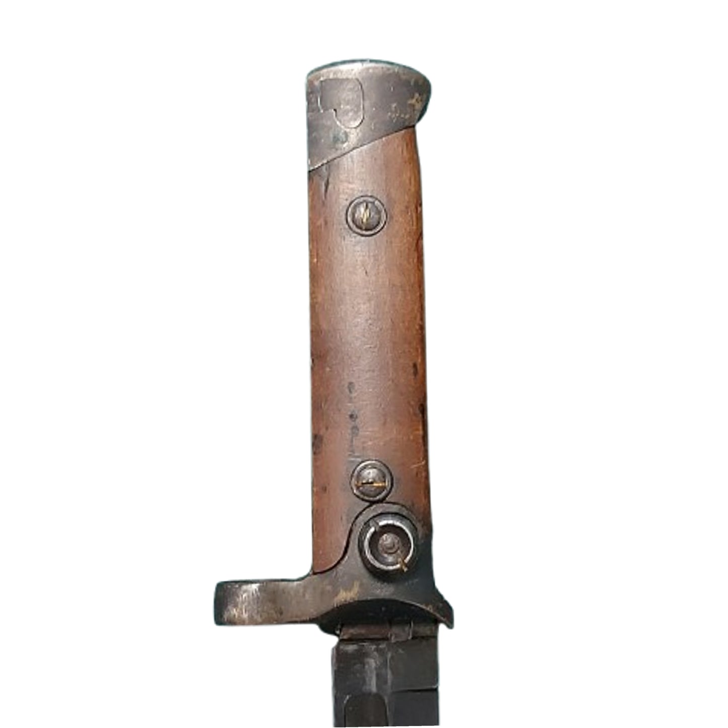 WW2 Italian M1938 Mannlicher Carcano Short Rifle Folding Bayonet With Scabbard And Frog