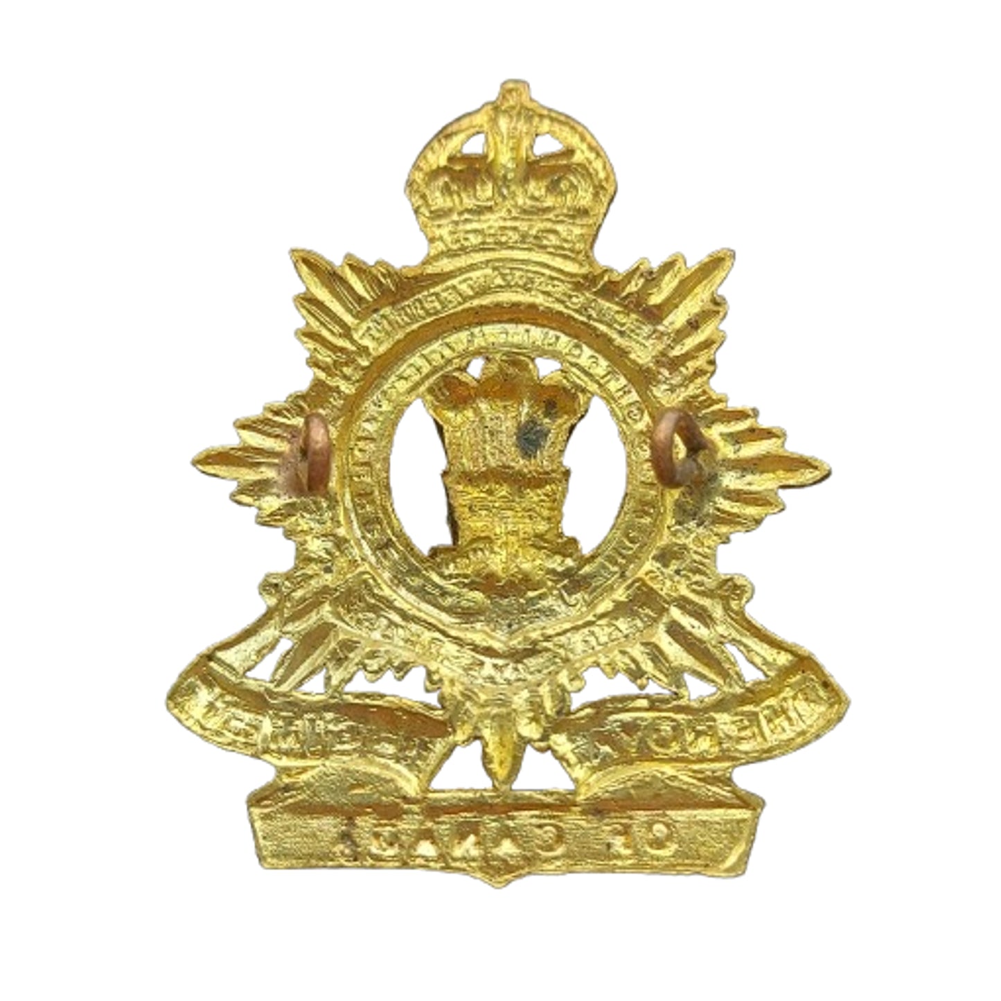 WW2 Canadian The Royal Regiment Cap Badge