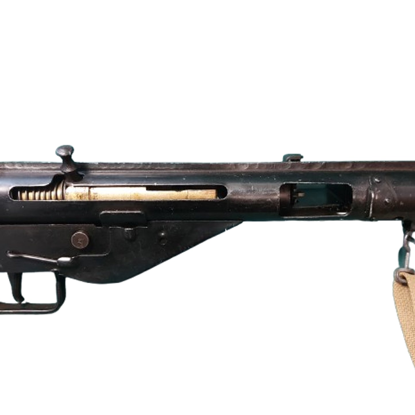 WW2 British Deactivated Mk.III Sten Gun Bronze Bolt With Sling