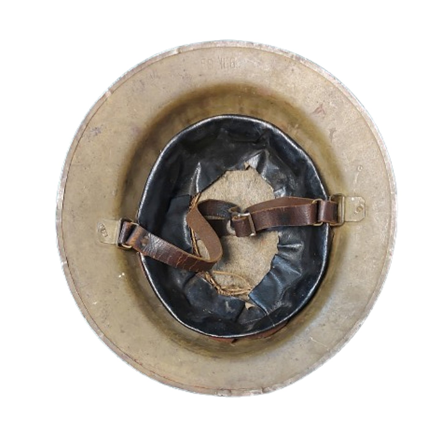 WW1 Canadian CEF 52nd Battalion Div Painted Helmet
