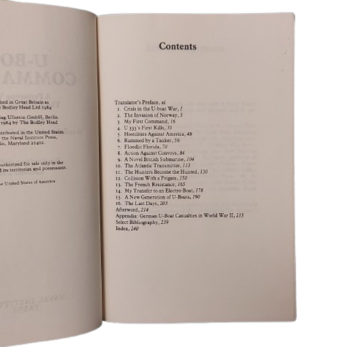 U-Boat Commander Book
